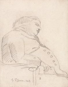 Francis Grose Asleep in a Chair